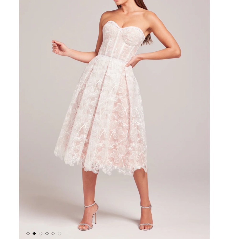 Nadine Merabi Olivia White Dress size Medium